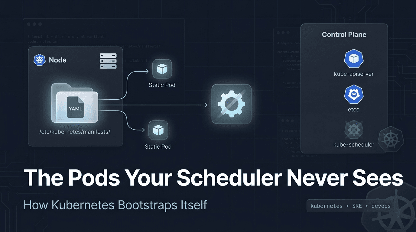 The Pods Your Scheduler Never Sees: How Kubernetes Bootstraps Itself